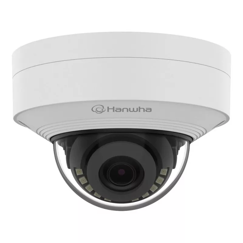 HANWHA QNV-C9011R 8MP IR tinklinė kupolinė kamera, 3,0mm, AI, H.265, PoE, IP66, IK10