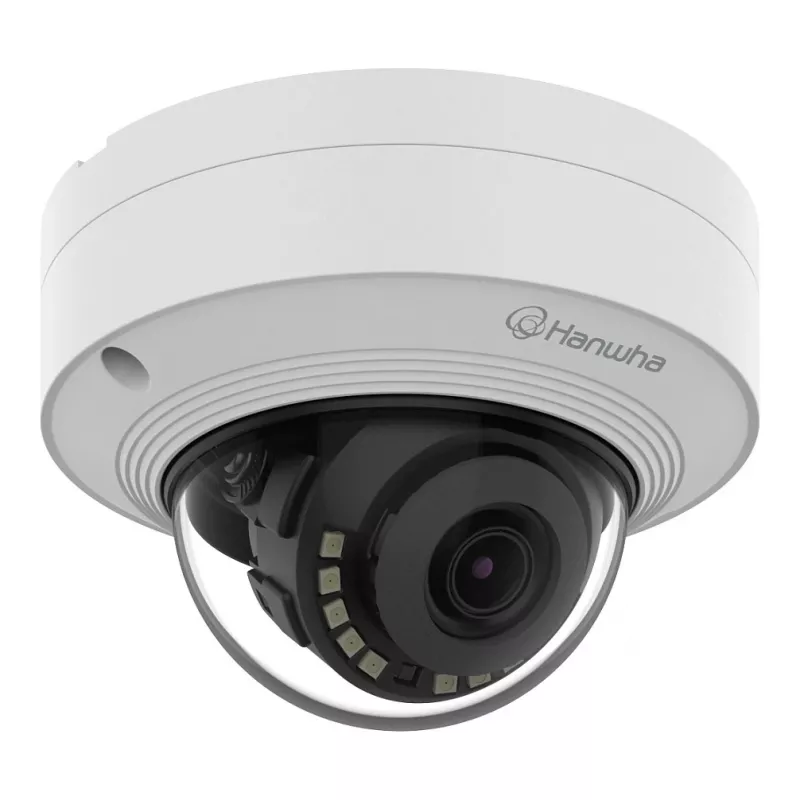 HANWHA QNV-C9011R 8MP IR tinklinė kupolinė kamera, 3,0mm, AI, H.265, PoE, IP66, IK10