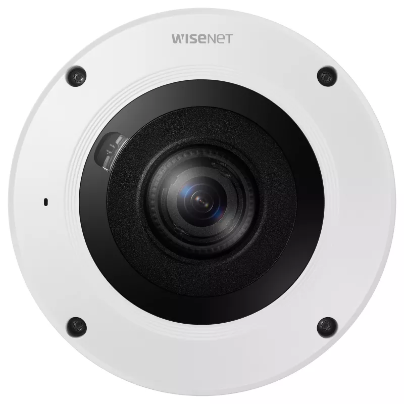 Hanwha XNF-9013RV 12MP lauko žuvies akies IP kamera su PoE, IR, IP66, IK10