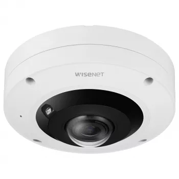 Hanwha XNF-9013RV 12MP lauko žuvies akies IP kamera su PoE, IR, IP66, IK10