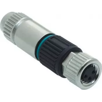 HARTING M8 moteriškas 3 kontaktų Harax Quick-Lock jungtis, tiesi, IP67, 60V/4A, IDC prijungimas 21021512305