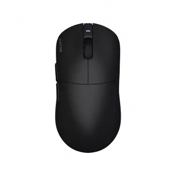Hator Quasar 3 Pro belaidė žaidimų pelė - 26000 DPI optinis jutiklis, 2.4GHz, USB-C, RGB, juoda