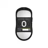 Hator Quasar 3S Pro Wireless žaidimų pelė, juoda, 26000 DPI, optinė, 2.4 GHz, USB-C, skirta dešiniarankiams, RGB