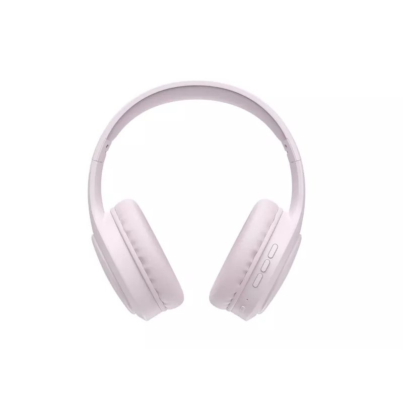 HAV H633BT belaidės ausinės per ausis su Bluetooth 5.3, 30 val. baterija, lankstomu dizainu, įmontuotu mikrofonu ir TF kortelės palaikymu – rožinės spalvos