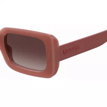 HAVAIANAS Moteriški Akiniai Nuo Saulės Sampa-2LF - Juodas Rėmelis, Pilki Lęšiai, 51mm