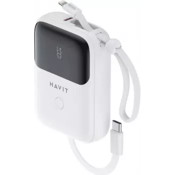 Havit PB5215 Power Bank 10000mAh Baltas