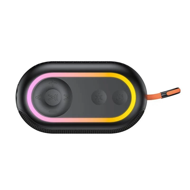 HAVIT SK809BT nešiojamas Bluetooth 5.0 garsiakalbis 5W IPX5 atsparus vandeniui TWS USB-C AUX MicroSD juodas