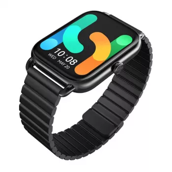 HAYLOU RS4 Plus išmanusis laikrodis juodas – 1,78 colio AMOLED, IP68, širdies ritmo ir SpO2 matavimas, 10 dienų baterija