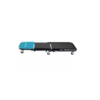 Hazet 195N-3 2-in-1 dirbtuvių čiuožynė ir taburetė, 150 kg apkrova, 1198 x 440 x 135 mm, mėlyna/juoda