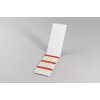 HellermannTyton HELASIGN savaiminio laminavimo kabelių žymekliai, raudoni/permatomi, 19 x 38 mm, 60 etikečių (10 lapų po 6), PVC 598-31402