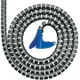 HellermannTyton HWPP25L2 kabelių spiralinė juosta - 2 m, 25 mm, juoda, polipropilenas (PP)