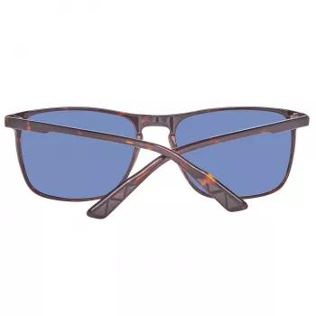 Helly Hansen HH5004-C01-57 Vyriški stačiakampiai akiniai nuo saulės, juodas rėmas, pilki lęšiai, 57/18/140 mm