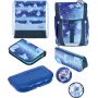 Herlitz FiloActive XL Plus Cosmic mokyklinė kuprinė su penalais ir sportiniu krepšiu