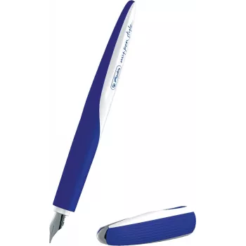 Herlitz rašiklis su švirkšto užpildymo sistema Blue/White Medium Nib 50003211