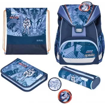 Herlitz UltraLight Plus TechMech mokyklinė kuprinė
