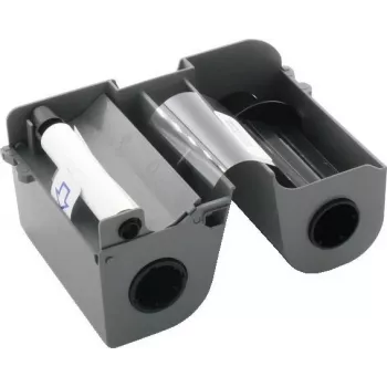 HID Fargo Standard Black Ribbon Cartridge with Cleaning Roller, skirta DTC serijai