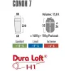 High Peak CONON 7 Self-Inflating Sleeping Mat - 198x63x7 cm - 4-Season - R-Value 6,0 - 1,4 kg