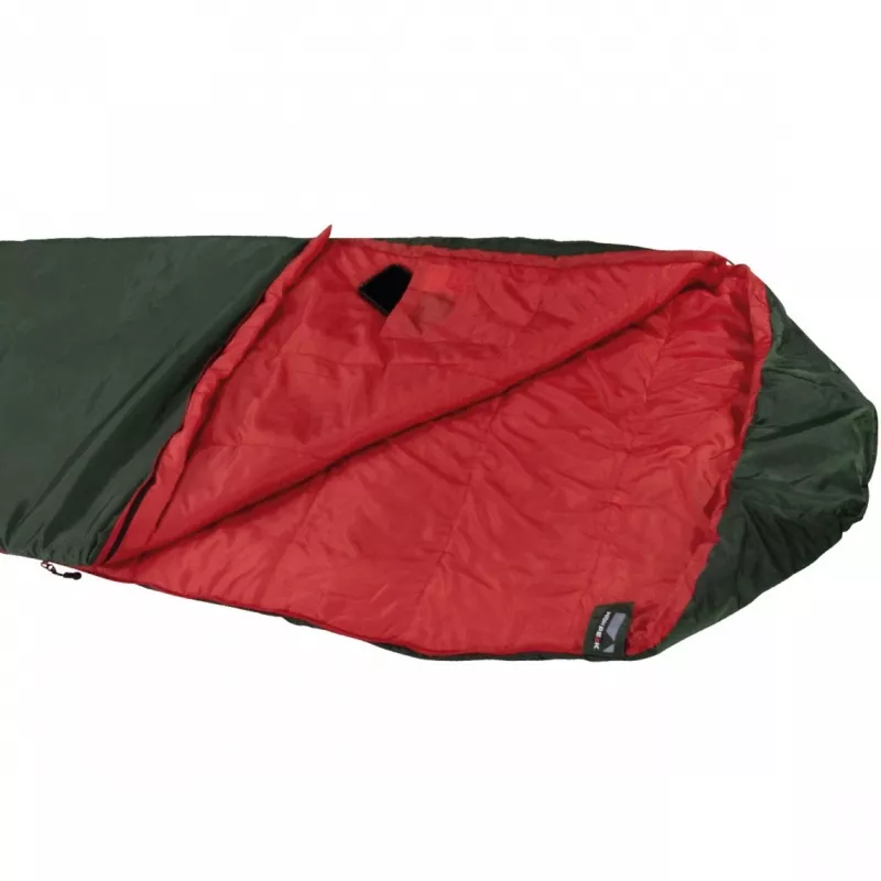 High Peak Lite Pak 800 miegmaišis (žalias/raudonas)
