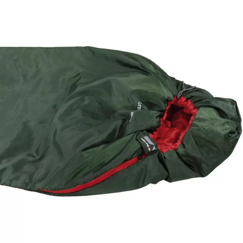 High Peak Lite Pak 800 miegmaišis (žalias/raudonas)