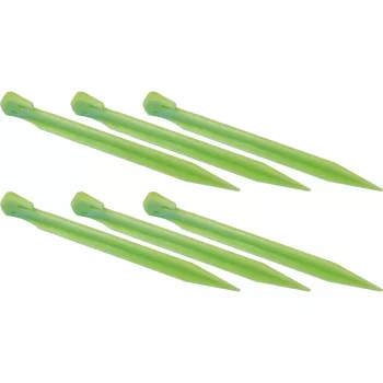 High Peak Plastic Tent Peg Glow Worm, 6 vnt. (šviesiai žalia, 20 cm)