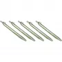 High Peak Plieniniai palapinės kuolai su kabliuku, 6 vnt. (24 cm)