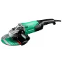HIKOKI 230 mm kampinis šlifuoklis 2200W su minkštu paleidimu, M14, 6600 aps./min., 3 padėčių šoninė rankena