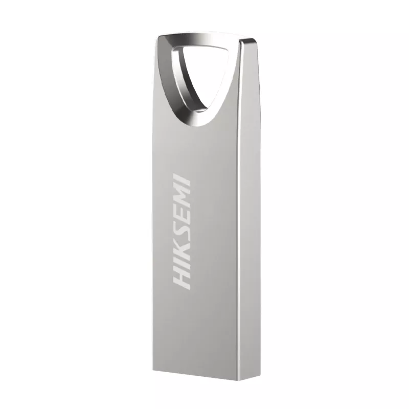 HIKSEMI Classic 64GB USB 3.0 Flash Drive, cinko lydinys, be dangtelio, slankioji konstrukcija, sidabrinis