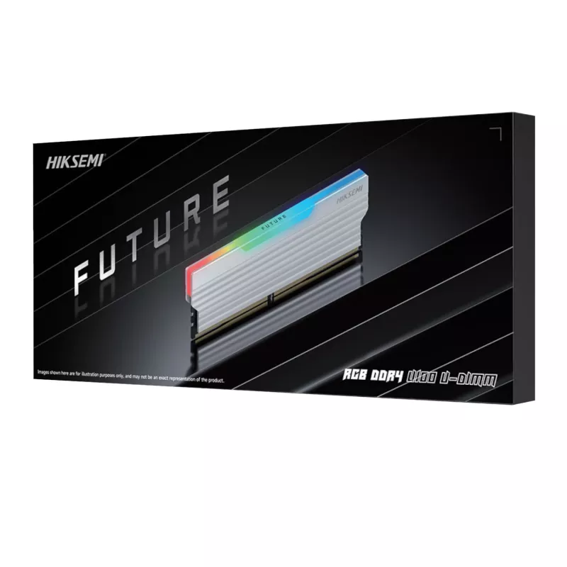 Hiksemi Future RGB 16GB 3600MHz DDR4 stalinių kompiuterių žaidimų atmintis balta