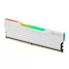Hiksemi Future RGB 16GB 3600MHz DDR4 stalinių kompiuterių žaidimų atmintis balta