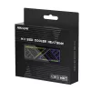 Hiksemi M.2 SSD aušintuvas MH1 – aliuminio pasyvus radiatorius su varine šilumos vamzdele NVMe 2280, juodas