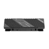 Hiksemi MH2 M.2 NVMe SSD radiatoriaus šilumos šalintuvas, aliuminio lydinio pasyvus aušintuvas su dvigubomis šiluminėmis pagalvėlėmis, tvirtinimas be įrankių, juodos spalvos