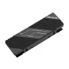 Hiksemi MH2 M.2 NVMe SSD radiatoriaus šilumos šalintuvas, aliuminio lydinio pasyvus aušintuvas su dvigubomis šiluminėmis pagalvėlėmis, tvirtinimas be įrankių, juodos spalvos