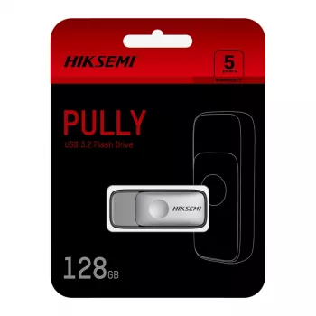 HIKSEMI Pully 128GB USB 3.2 Gen 1 atmintukas, įtraukiamas, juodas