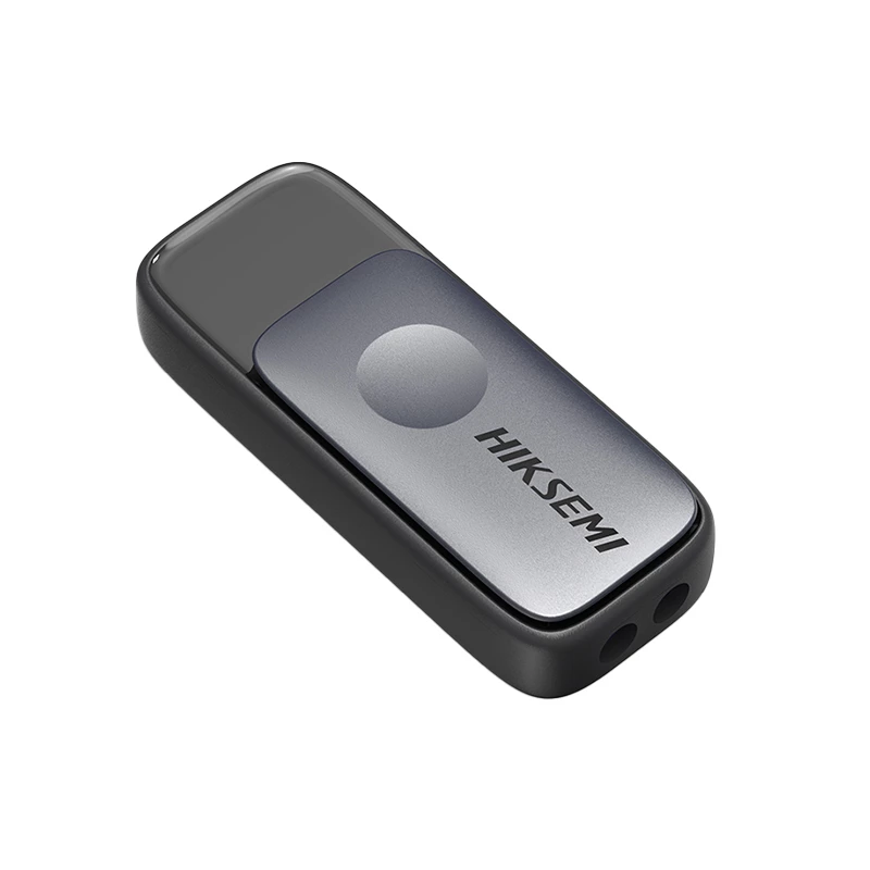 HIKSEMI Pully 64GB USB 3.2 Gen 1 atmintukas - cinko lydinio sukamoji konstrukcija, sidabrinis