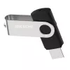 HIKSEMI Rotary Series 32GB USB 3.0 atmintukas, 360° pasukamas, cinko lydinys, sidabrinis/juodas