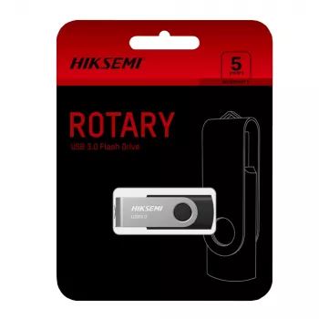 HIKSEMI Rotary Series 64GB USB 3.0 atmintinė – sidabrinė