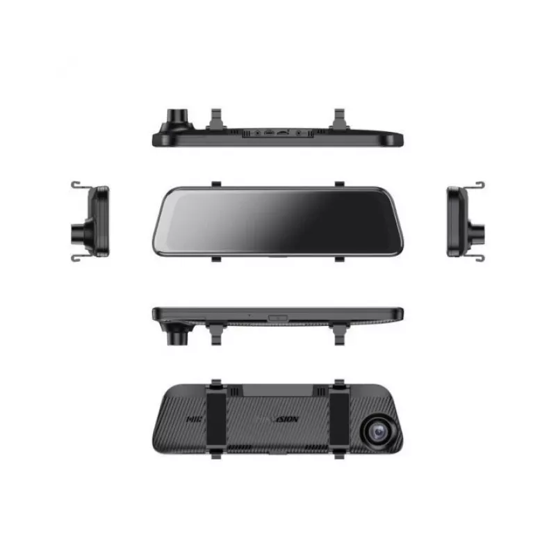 Hikvision AE-DC4928-N6PRO 2K AI vaizdo registratorius su 9,35 colio IPS jutikliniu ekranu, dviem kameromis, veidrodėlio laikikliu, juodas