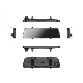 Hikvision AE-DC4928-N6PRO 2K AI vaizdo registratorius su 9,35 colio IPS jutikliniu ekranu, dviem kameromis, veidrodėlio laikikliu, juodas