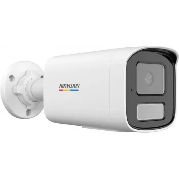 Hikvision DS-2CD1T47G3-LIU(2,8mm) 4MP ColorVu Lite Bullet IP Camera su balta šviesa, įmontuotu mikrofonu, H.265+, IP67, PoE