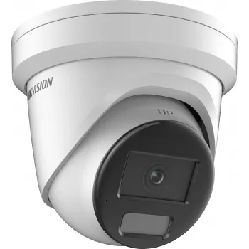 Hikvision DS-2CD2346G2H-IU(2.8MM)(EF)/PL DarkFighter AcuSense 4MP IP Turret Camera, 2,8mm, Built-in Mic, PoE
