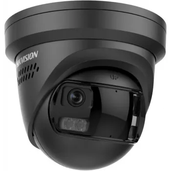 Hikvision DS-2CD2363G2P-LISU/SL 180° panoraminė AcuSense tinklo kamera, 2×4mm objektyvas, 3840×1080, juoda DS-2CD2363G2P-LISU/SL(180°)(O-STD)/BLACK