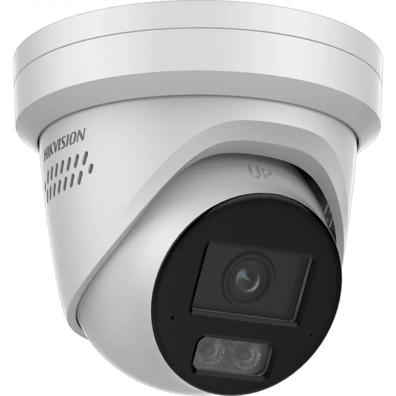Hikvision DS-2CD2387G3-LIS2UY/SRB 8MP lauko kupolinė tinklo kamera su AcuSense, 2.8 mm objektyvu, dvipusiu garsu, IP67, PoE