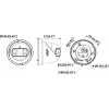 Hikvision DS-2CD2387G3P-LIS2UY/SL 8MP Turret IP Kamera, 180° Panoraminė, AcuSense, PoE, IP67