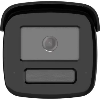 Hikvision DS-2CD2T126G3-IS2UY/SL(2.8)eF 12MP AcuSense Bullet IP kamera su blykste ir garso įspėjimu, 2.8mm objektyvas, juoda