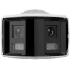 Hikvision DS-2CD2T46G2P-ISU/SL(2.8MM)(C) 4MP Panoraminė AcuSense IP kamera, 2x 2,8mm, 180° FOV, IP67, PoE