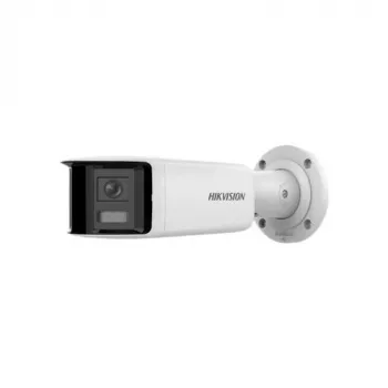 Hikvision DS-2CD2T46G2P-ISU/SL(2.8MM)(C) 4MP Panoraminė AcuSense IP kamera, 2x 2,8mm, 180° FOV, IP67, PoE