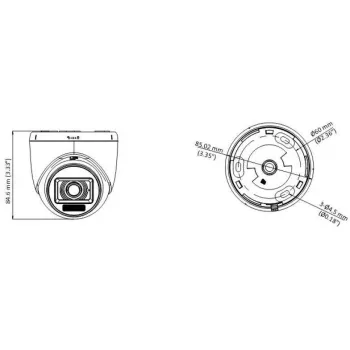 Hikvision DS-2CE76D0T-LPFS 2MP Turbo-HD kupolinė kamera (2,8 mm)