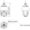 Hikvision DS-2DE4825IWG1-E 8MP 25x PTZ kupolinė IP vaizdo stebėjimo kamera su AcuSense, 100m IR, PoE+