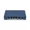 Hikvision DS-3E1506P-EI/M-4P1T1F(O-STD) nevaldomas komutatorius su 4 PoE+ prievadais, 1 Gigabit RJ45 ir 1 SFP jungtimi