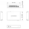 Hikvision DS-3E1506P-EI/M-4P1T1F(O-STD) nevaldomas komutatorius su 4 PoE+ prievadais, 1 Gigabit RJ45 ir 1 SFP jungtimi